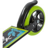 Самокат для детей NOVATRACK 145 STEEL черный-зеленый 145S.JUNGLE.BGN9